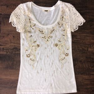 Miss Me brand lace shirt. Worn once